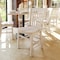 Flash Furniture HERCULES School House Back Antique White Wood Restaurant Chair XU-DG-W0006-ANTWHT-GG - alternate 5